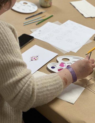 Tezhip Workshop bei Aya Deniz Tezhip Kunst