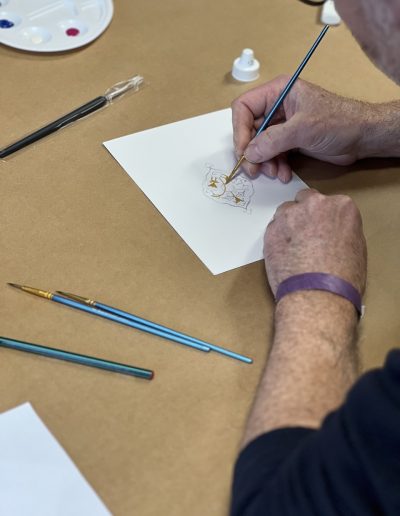 Tezhip Workshop bei Aya Deniz Tezhip Kunst