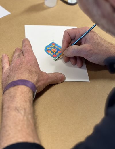 Werk im Tezhip Workshop bei Aya Deniz Tezhip Kunst