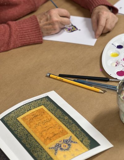 Tezhip Workshop bei Aya Deniz Tezhip Kunst